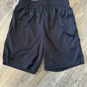 Athletic Works Youth Kids Black Sports Shorts